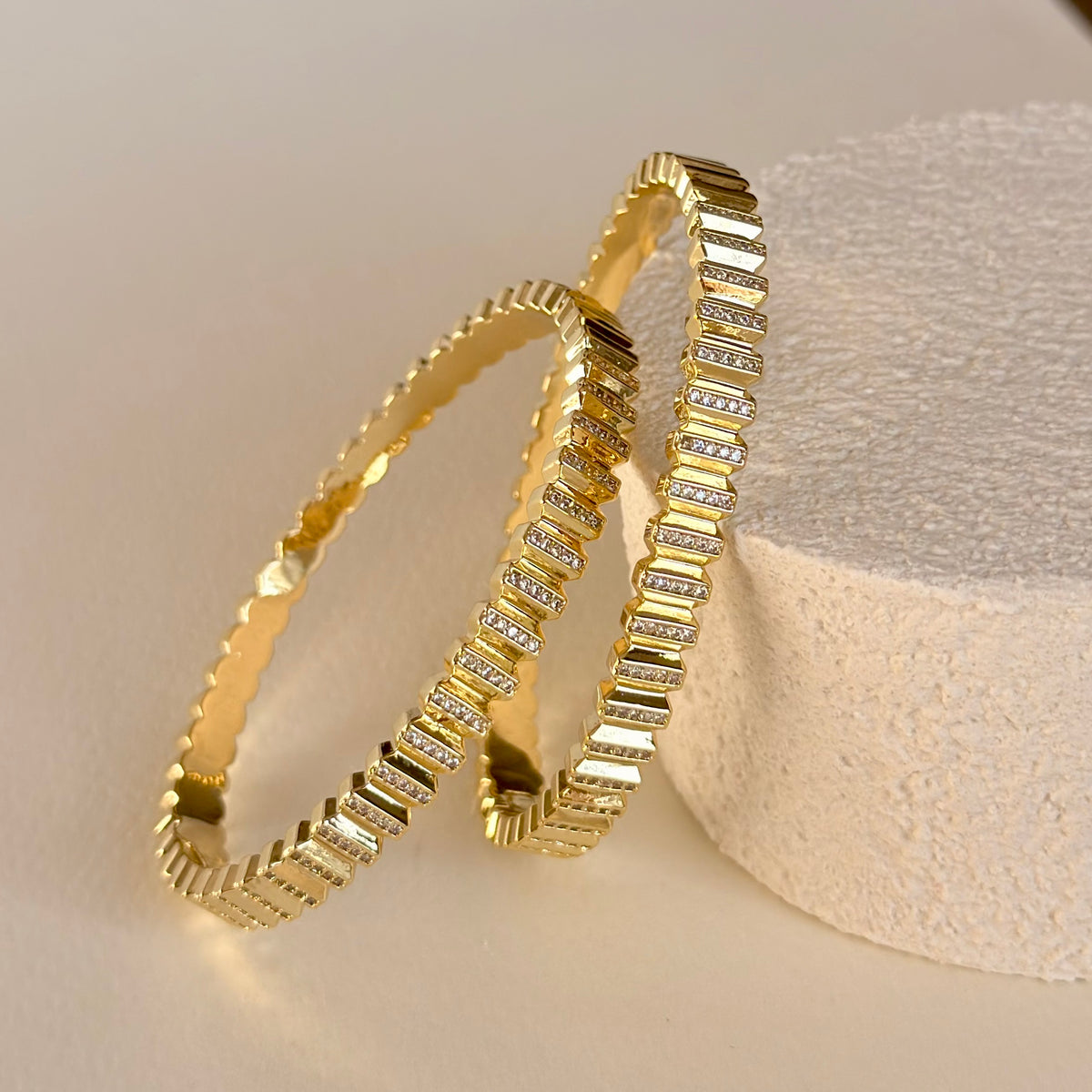 Norvik | Gold Plated Bangle
