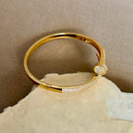 Karsel | Gold Plated Bangle