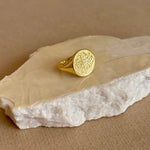 Sa'ada 02 | Gold Plated Ring