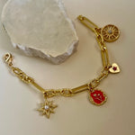 Celestial shore | Gold Plated Bracelet