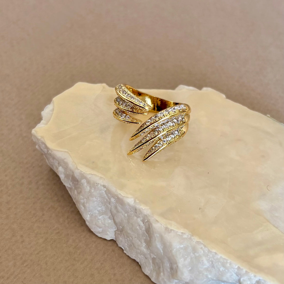 Claws | Gold Plated Ring