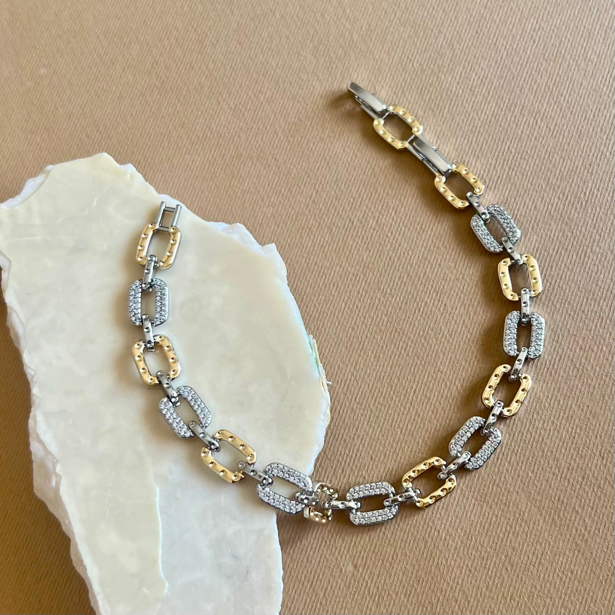 Onyx 13 | Gold Plated Bracelet