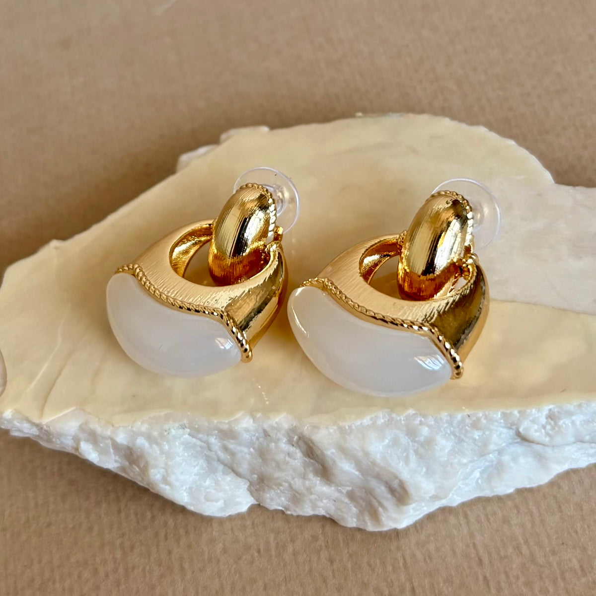 Elvarenne | Gold Plated Earrings