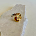 Doppio 02 | Gold Plated Ring