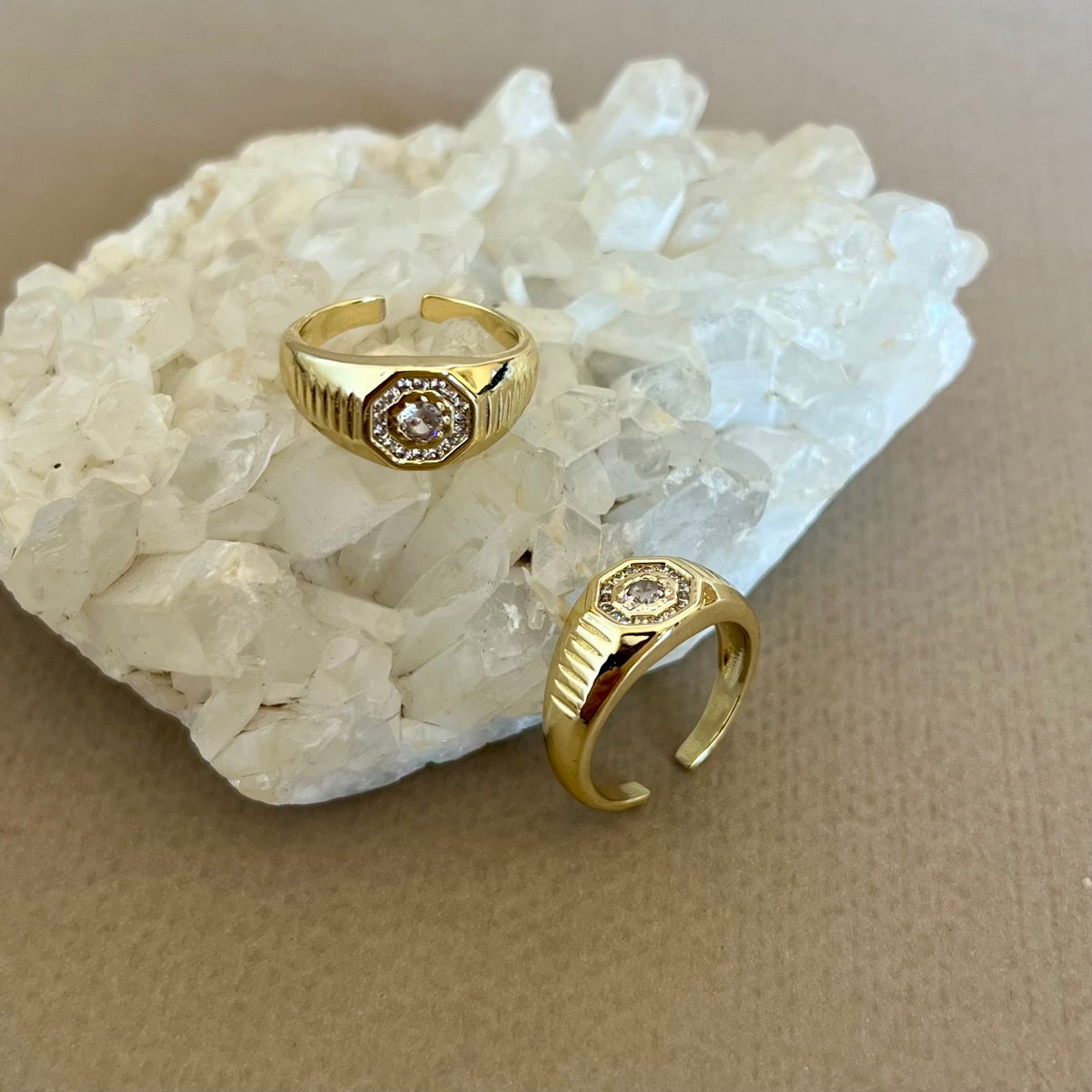 Zephira 02 | Gold Plated Ring