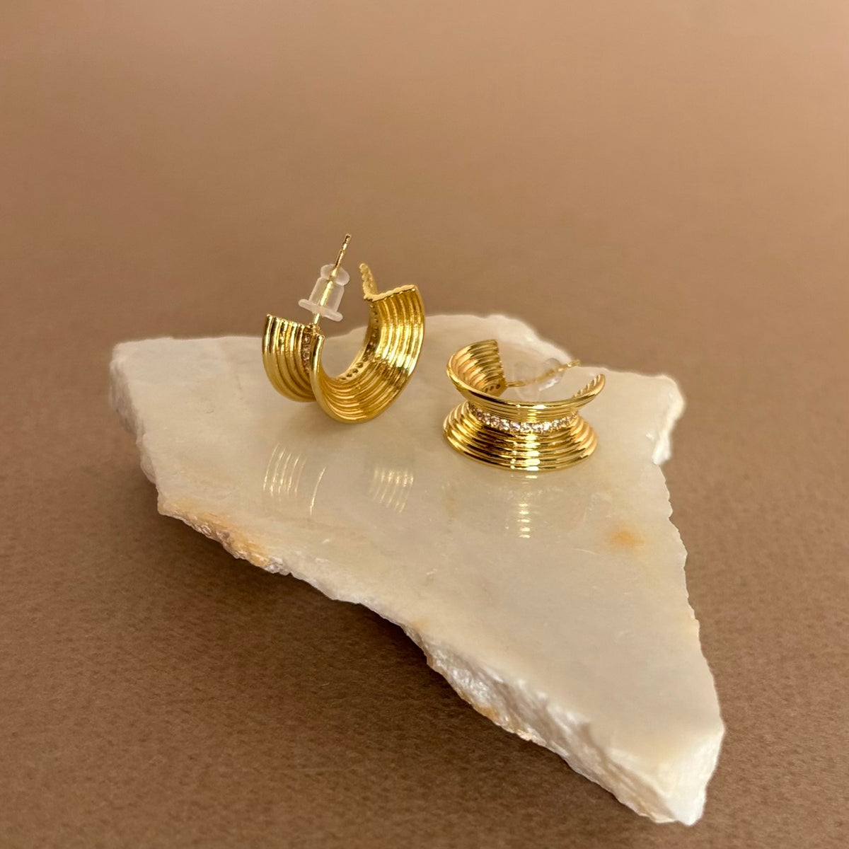 Shildot | Gold Plated Earrings