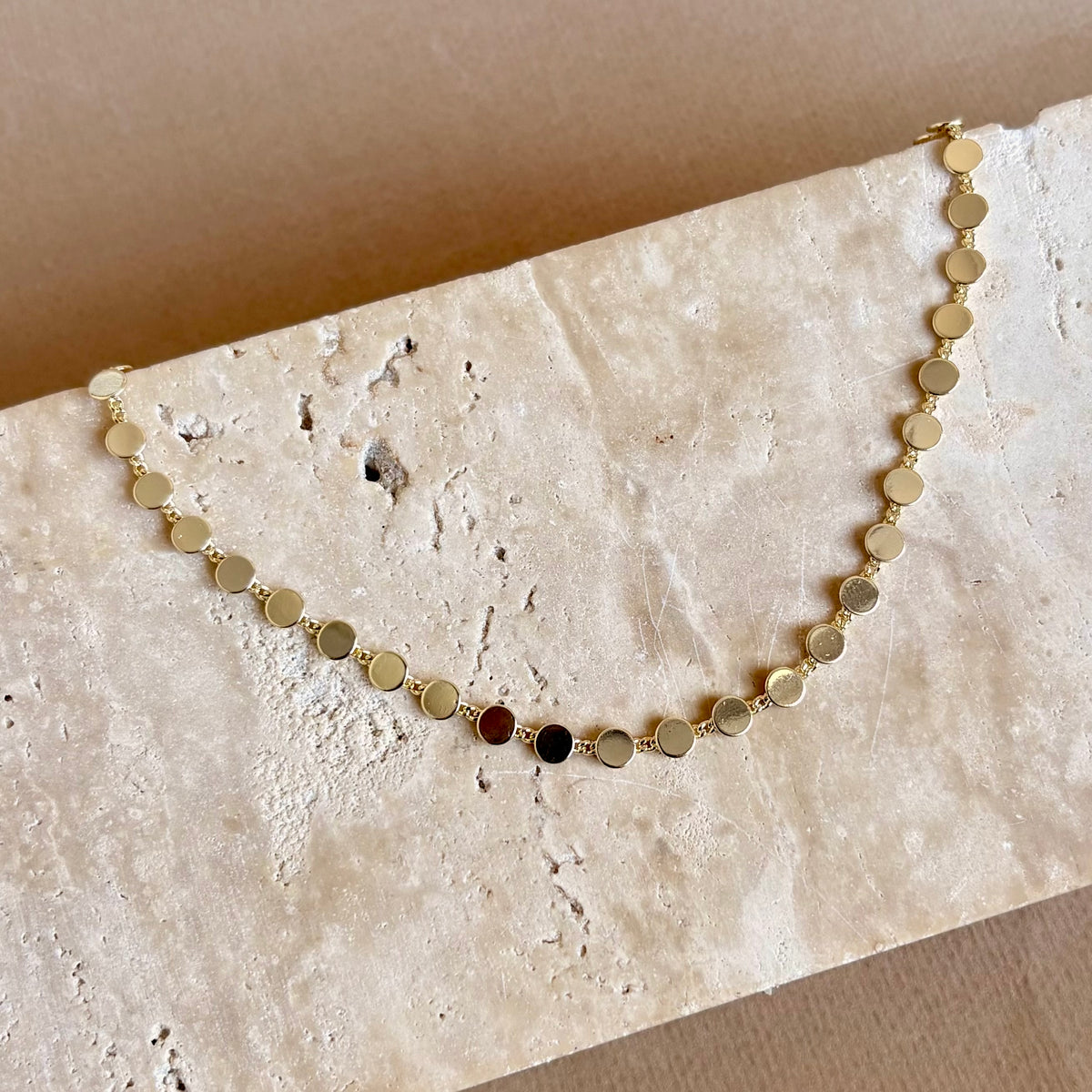 Circulos 02 | Gold Plated Necklace