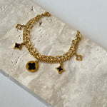 Stella | Stainless Steel Bracelet Dipped In 18K Gold Plated