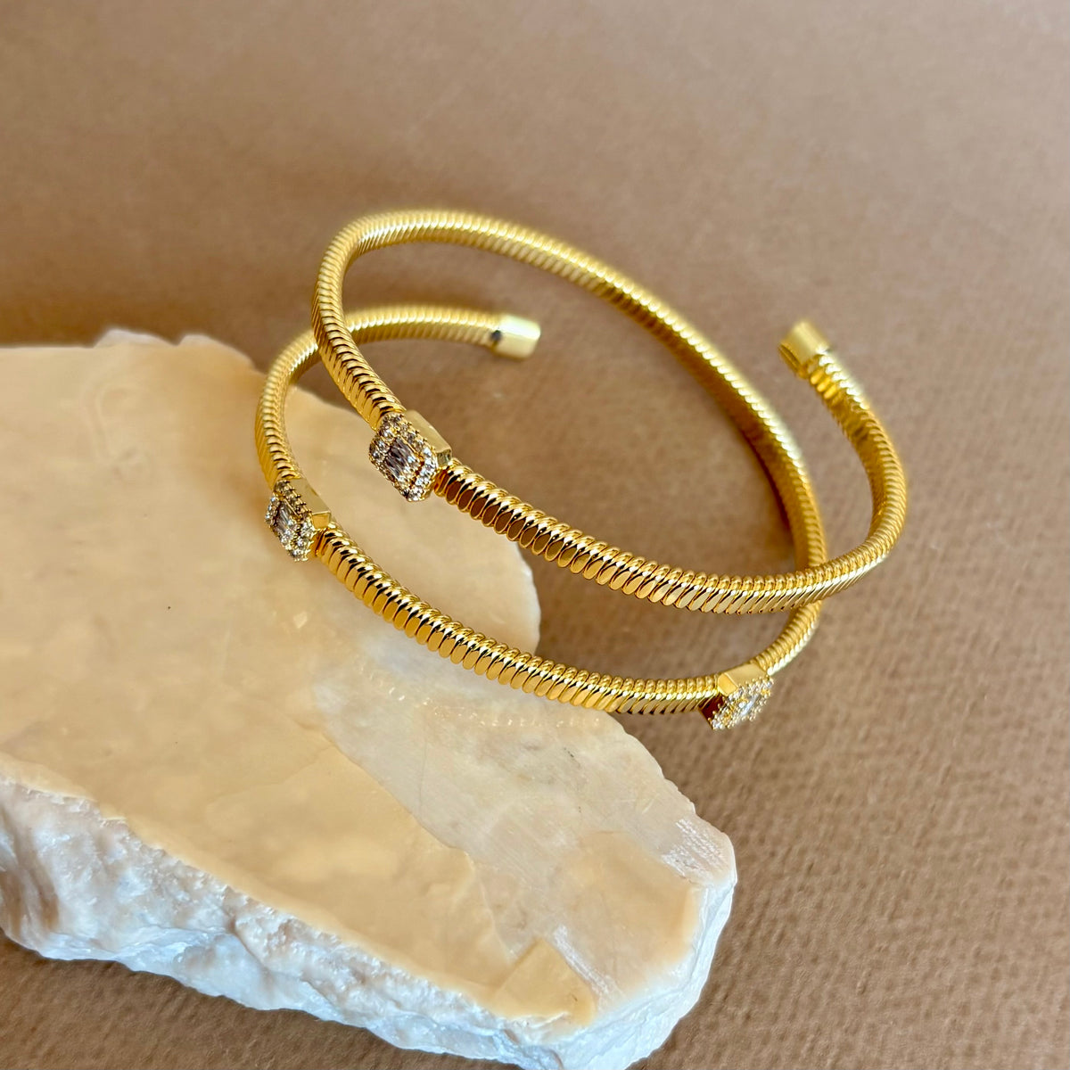Belsora | Gold Plated Bangle