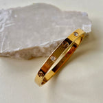 Crystal Eternity | Stainless Steel Bangle