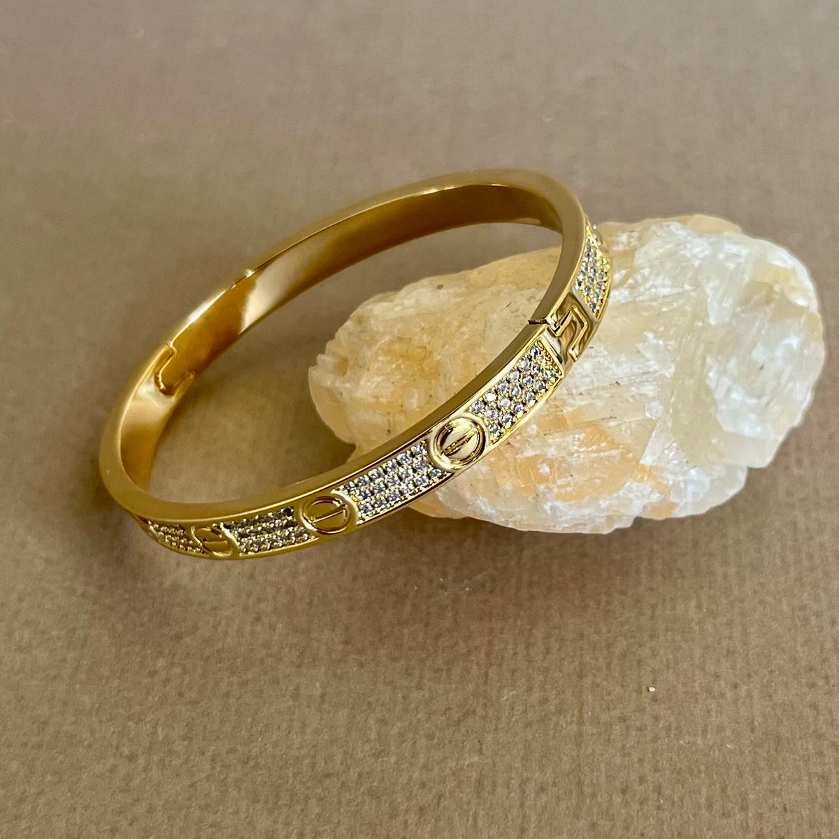 The One | Gold Plated Bangle