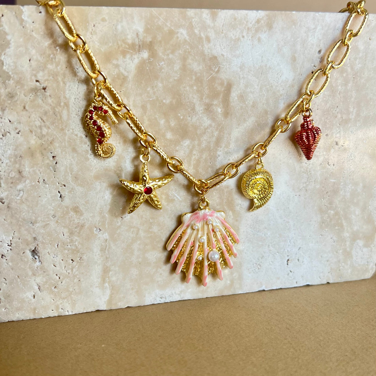 Ocean’s star | Gold Plated Necklace