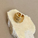 Calviro | Gold Plated Ring