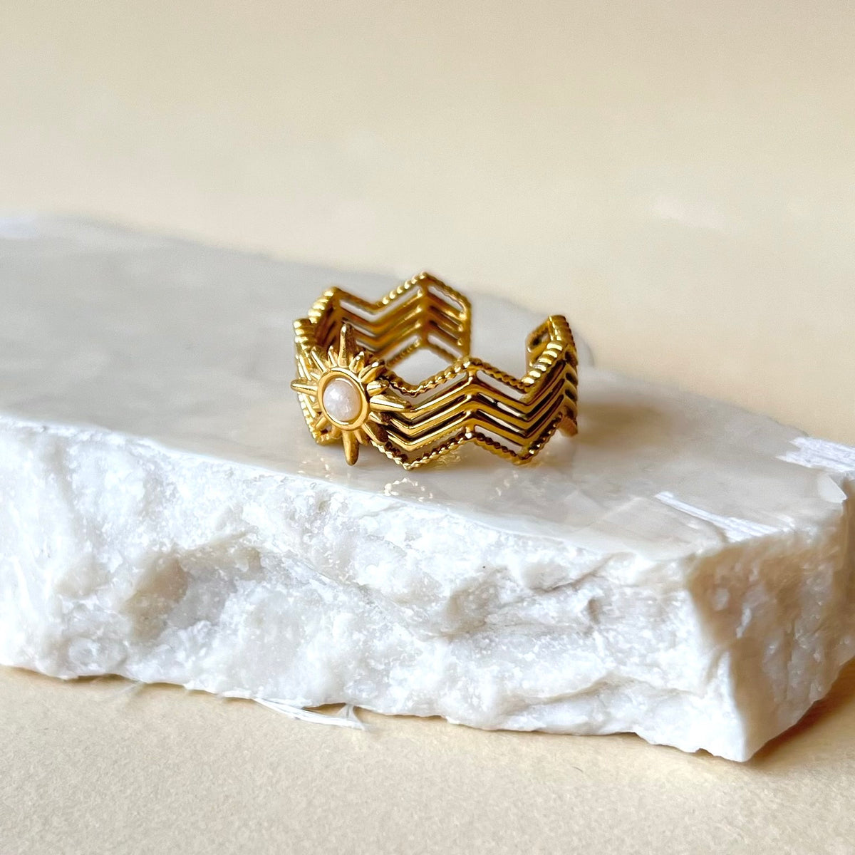 Cassidy | Gold Plated Ring