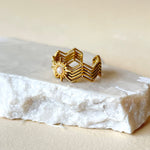 Cassidy | Gold Plated Ring