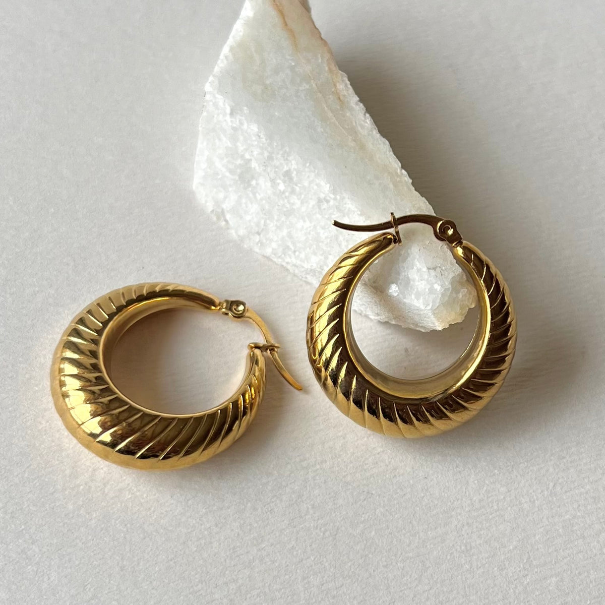Milan | Gold Plated Earrings