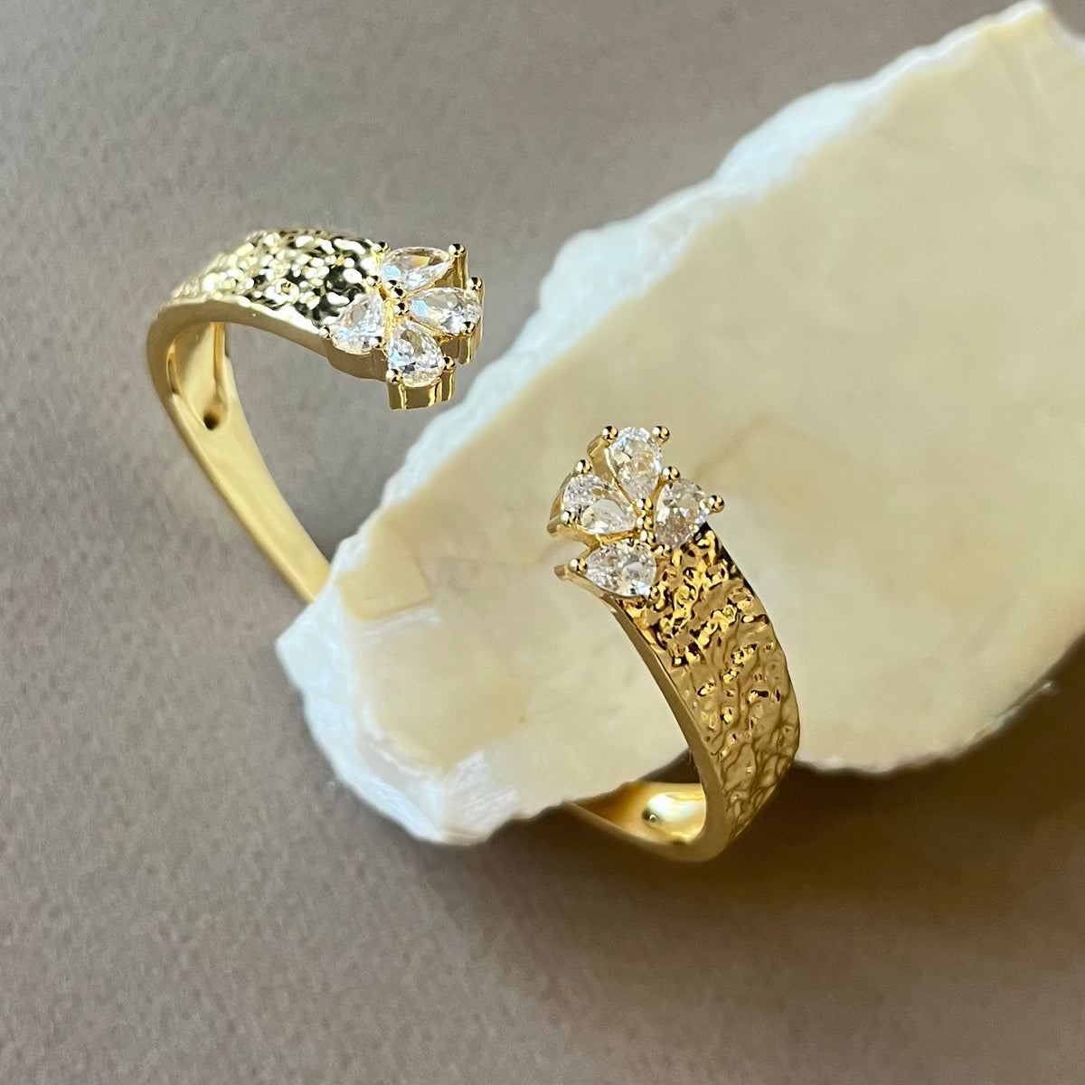 Duke | Gold Plated Bangle