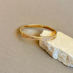 Dravelle | Gold Plated Bangle