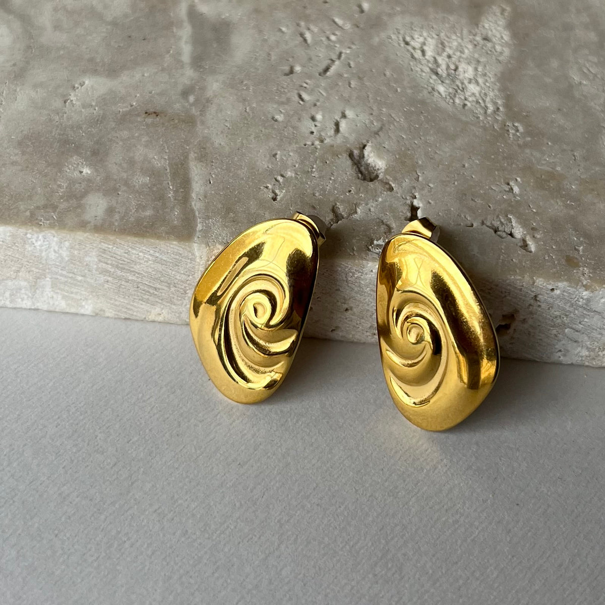 Oslo | Gold Plated Earrings