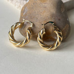 Evalina | Gold Plated Earrings