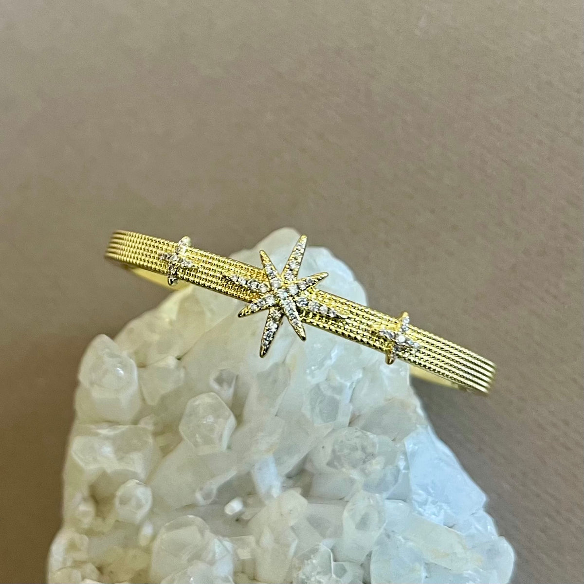 Lustre | Gold Plated Bangle