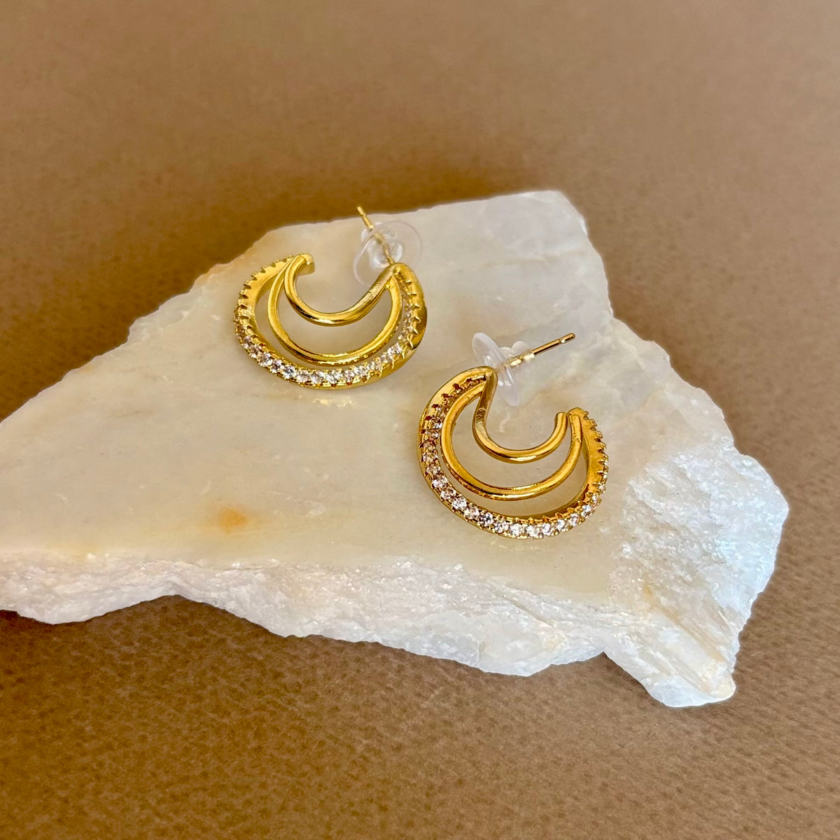 Mariel | Gold Plated Earrings