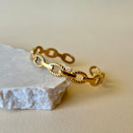 Cecile | gold Plated Bangle