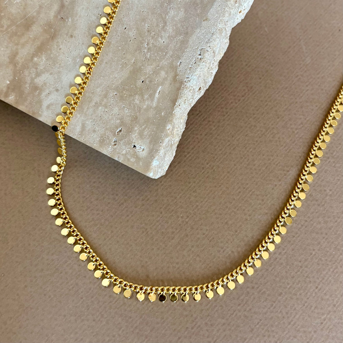 Circulos | Gold plated Necklace
