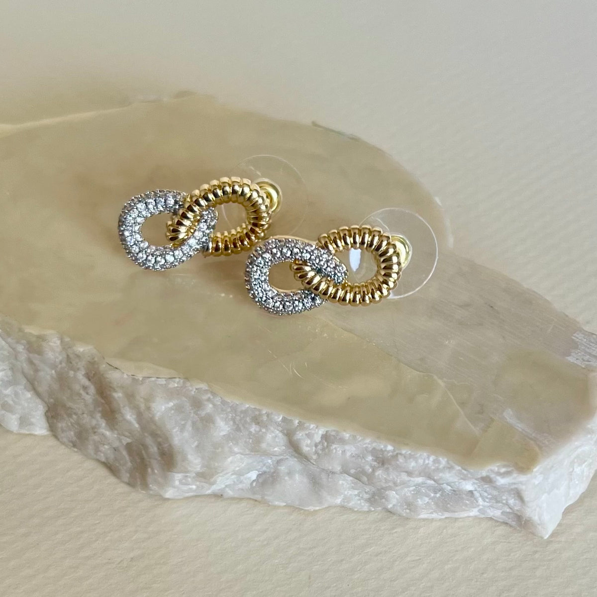 Infinity | Gold Plated Earrings