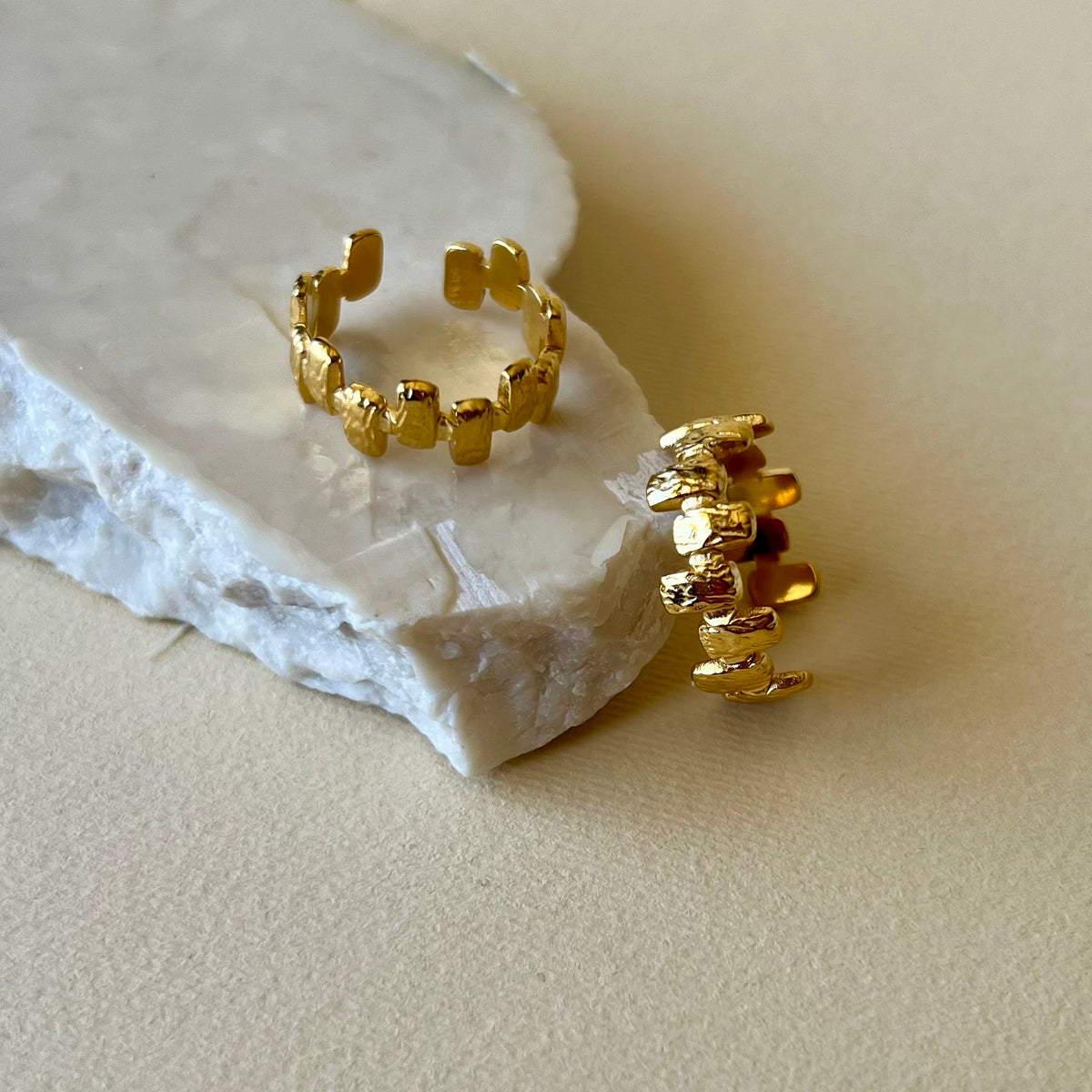 Piano | Gold Plated Ring