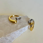 Doppio 04 | Gold Plated Ring