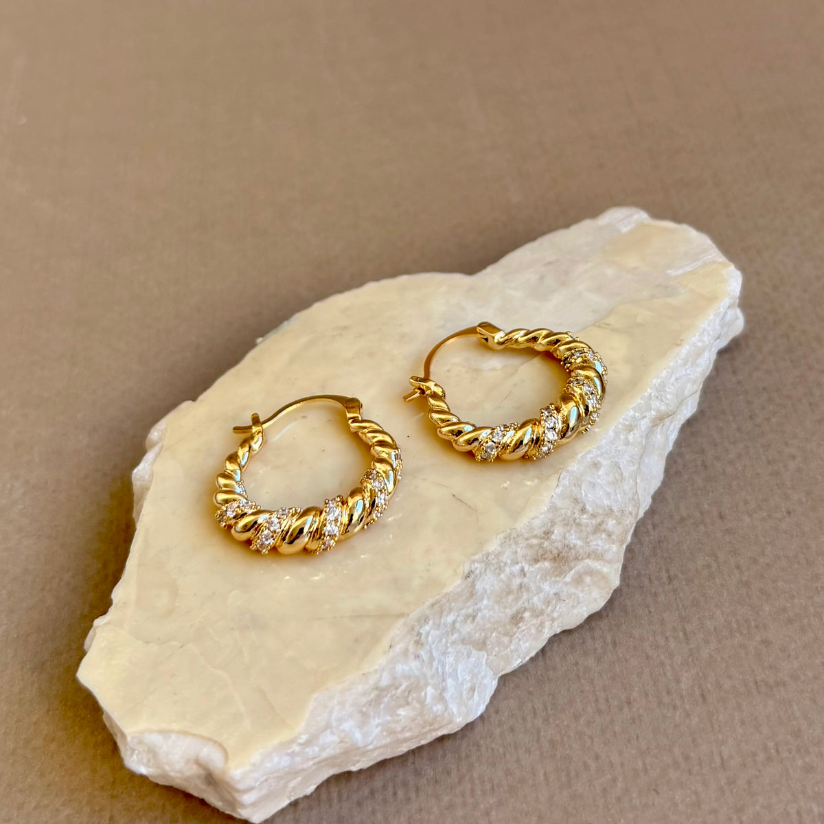 Gavryn | Gold Plated Earrings