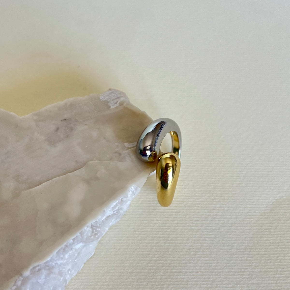 Doppio 04 | Gold Plated Ring