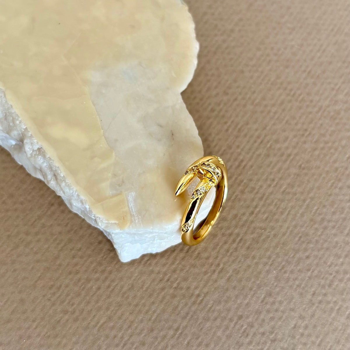 Barley |Gold Plated Ring