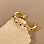 Peloria | Gold Plated Bangle