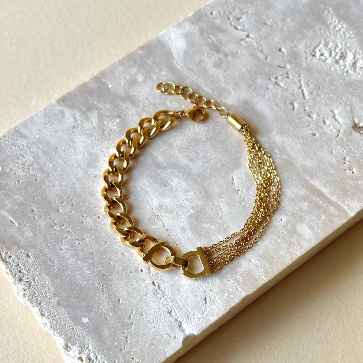 CD Cuban | Gold Plated Bracelet