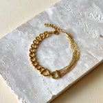 CD Cuban | Gold Plated Bracelet