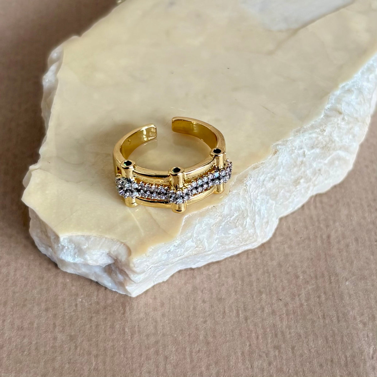 Greenz | Gold Plated Ring