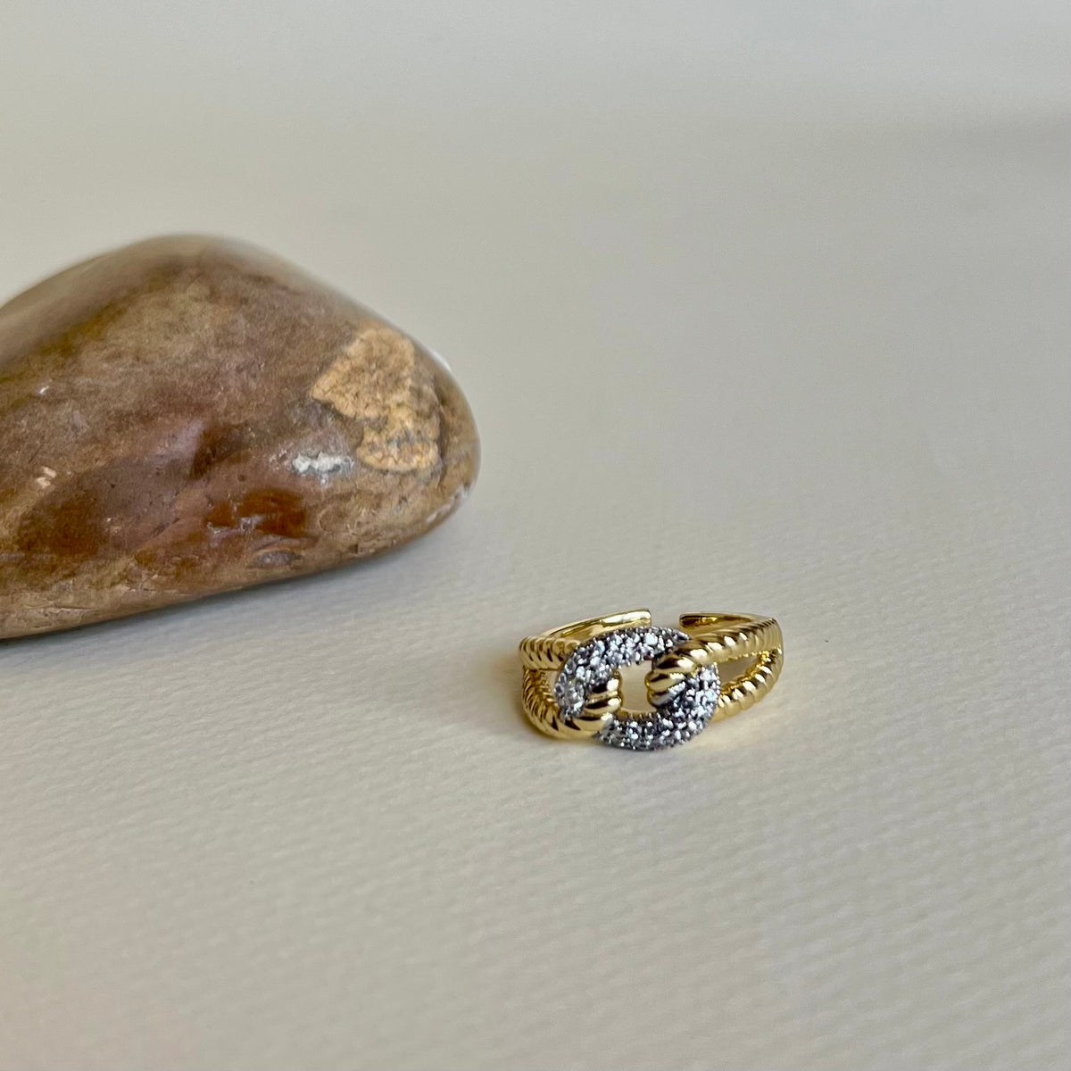 Mabel 02 | Gold Plated Ring