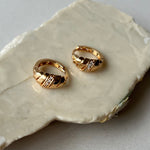 Huggies | Gold Plated Earrings