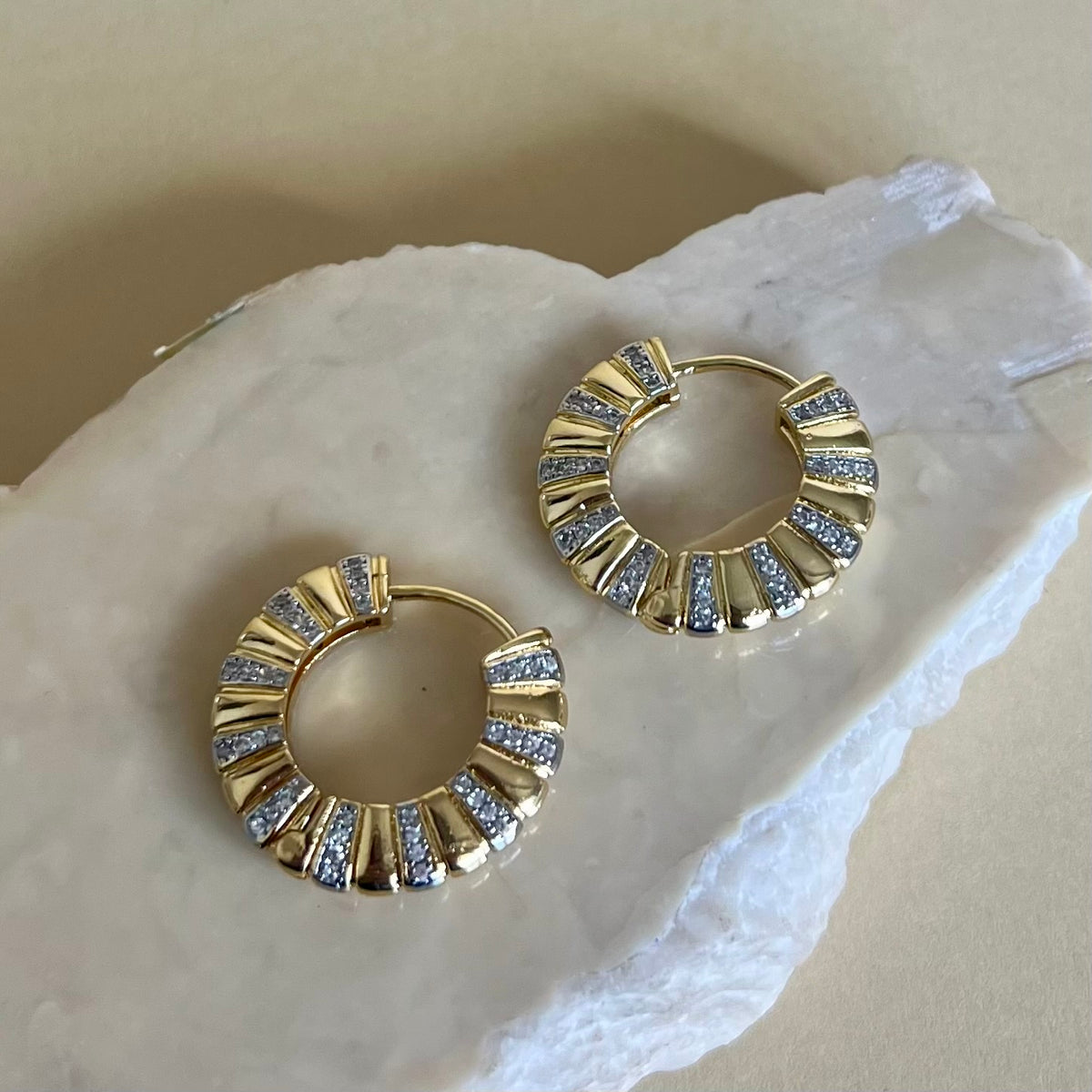 Ibiza | Gold Plated Earrings