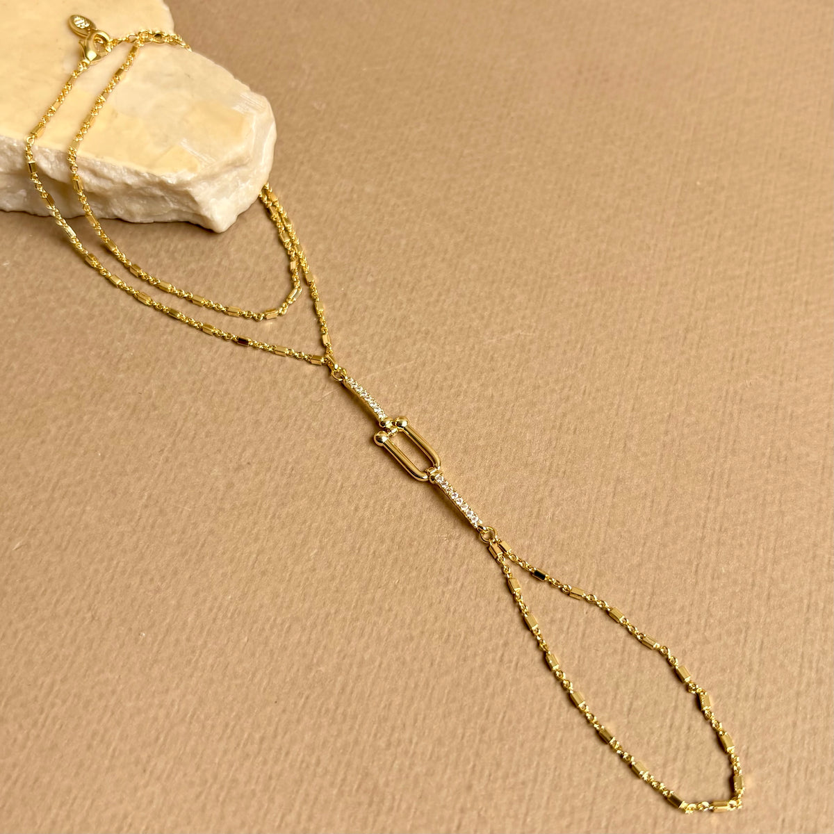 Braceletta | Gold Plated Hand Chain