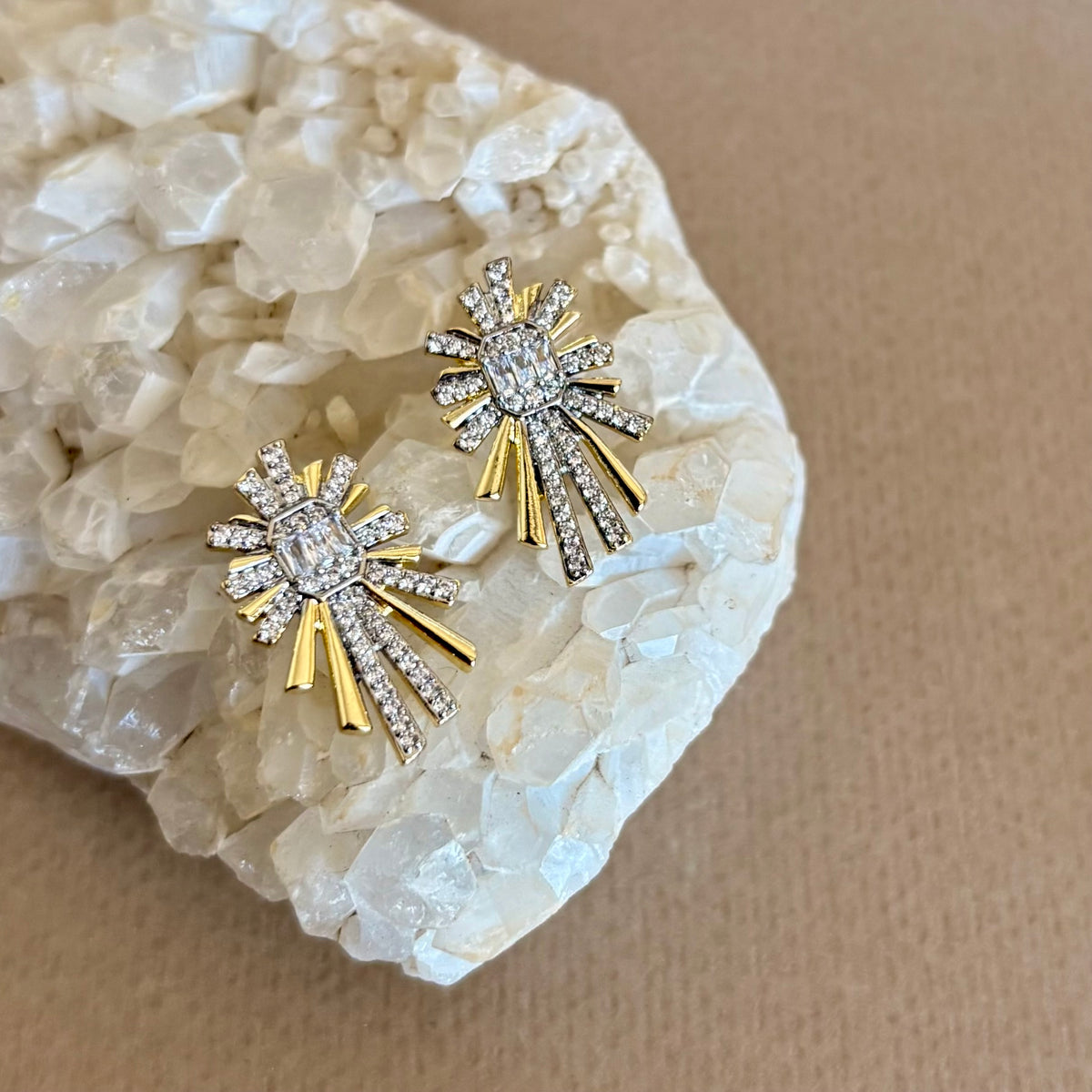 Norvella | Gold Plated Earrings