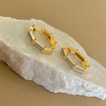 Zafira | Gold Plated Earrings