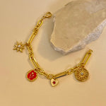 Celestial shore | Gold Plated Bracelet