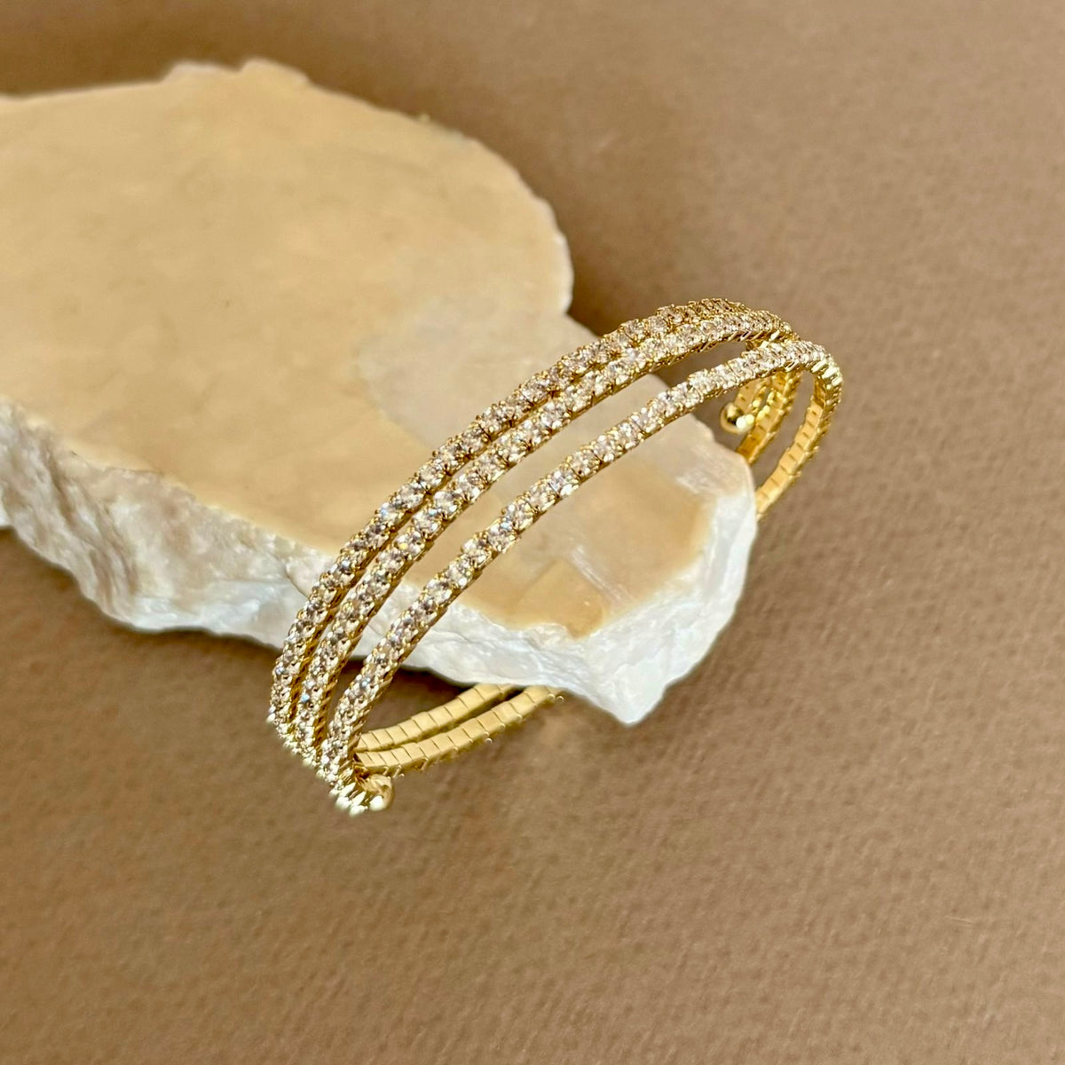 Zorique | Gold Plated Bangle