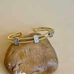 Tova 02 | Gold Plated Bangle