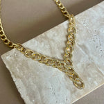 Bonk | Gold plated necklace
