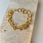 The Cube | 24K Gold Plated Bracelet