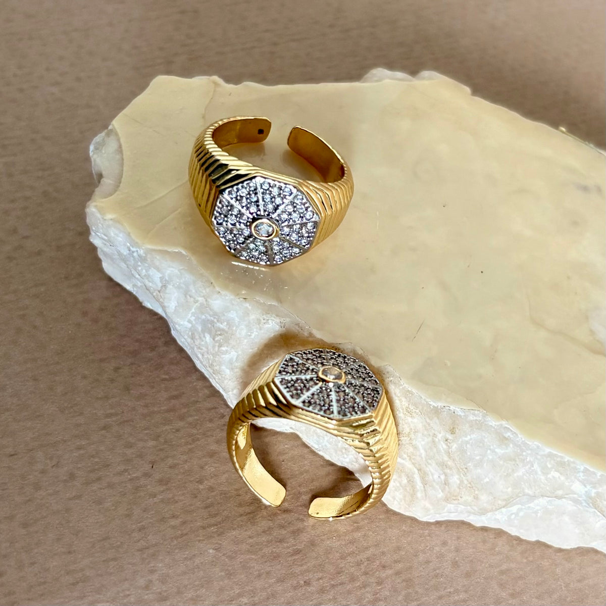 Corah 02 | Gold Plated Ring
